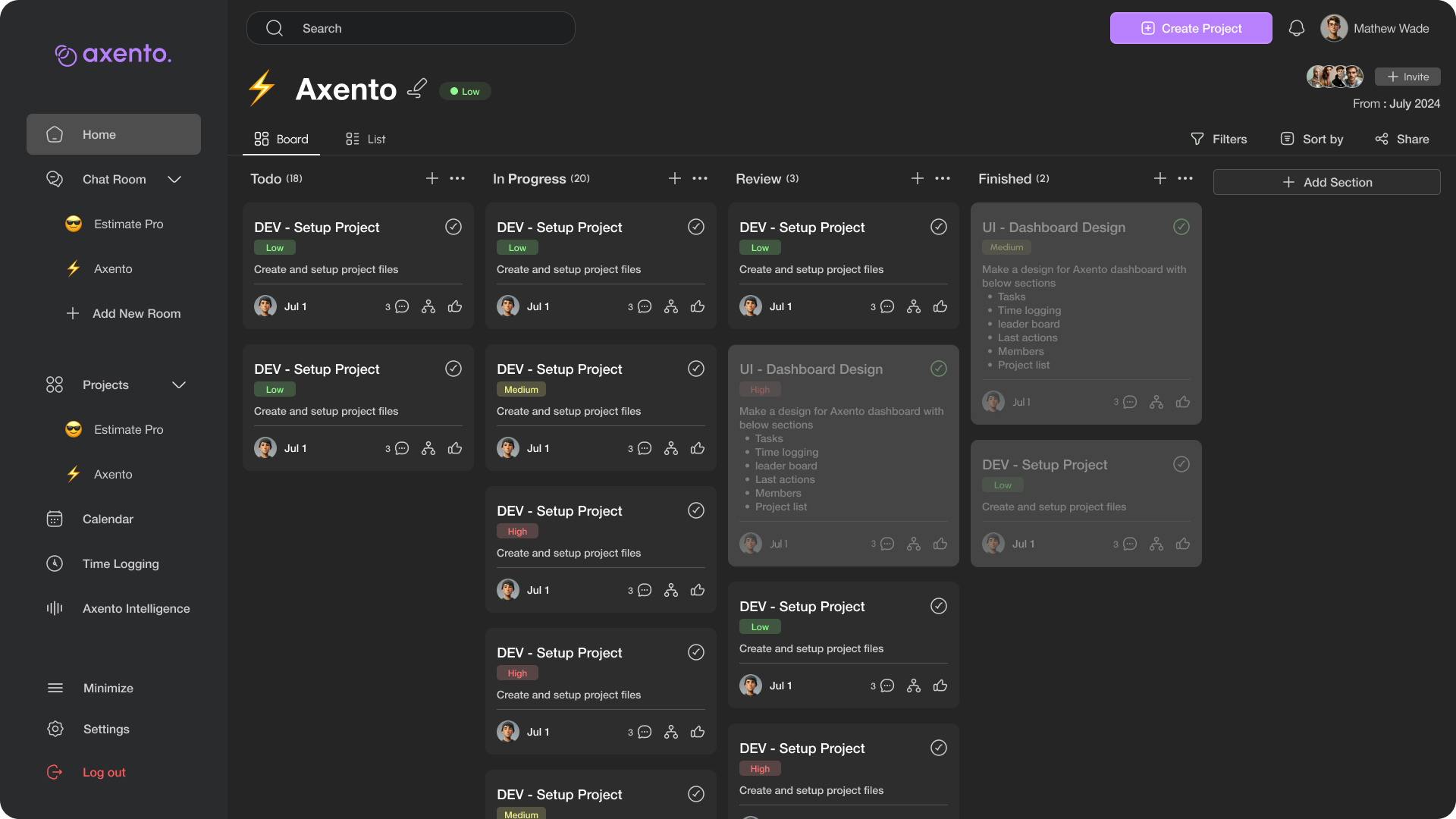 PM Board – Kanban Board